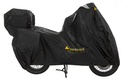 Housse moto Touratech Extérieur - Trails avec topcase - Noir Universel