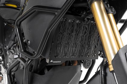 Protection de radiateur Touratech Aluminium - Noir Ref : TRT01212A / 01-632-5015-0 YAMAHA 700 TENERE 700 - 2019 - 2024