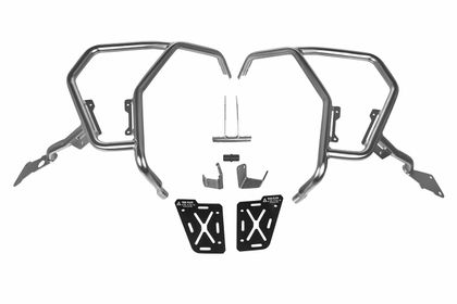 Touratech Crash bar kuip - Zilver Motorbescherming