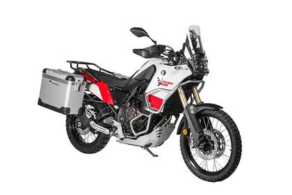 Valise Touratech ZEGA Pro 38/45 - Support noir inclus - Anodisé gris