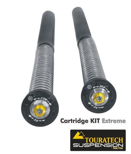 Kit suspension Touratech Avant / Arrière - WTE EXTREME (cartouche) - Blanc