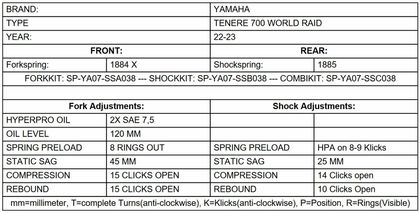 Touratech Progressive EXTREME - Black Fork springs