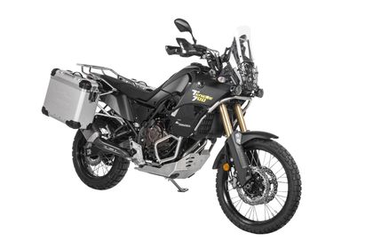 Valise Touratech Kit complet ZEGA Evo 31/38 - Support gris inclus - Anodisé gris