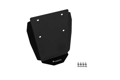 Support de plaque Touratech Bavette anodisé - Noir