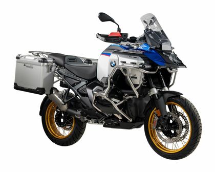 Valise Touratech Kit complet ZEGA Pro 31/31 - Support noir inclus - Anodisé gris