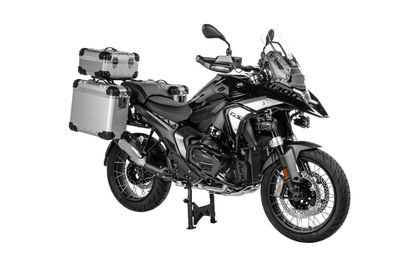 Valise Touratech Kit complet ZEGA Evo 31/31 - Support noir inclus - Anodisé gris