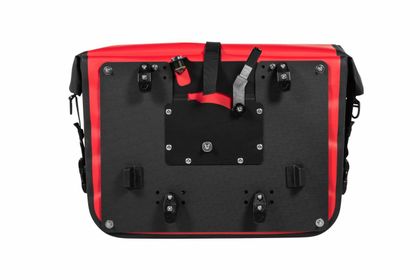 Touratech Uithoudingsvermogen - zwarte ondersteuning inbegrepen - Rood Zadeltassen