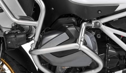 Touratech Crash bar ter versterking voor originele bescherming - Zilver Motorbescherming