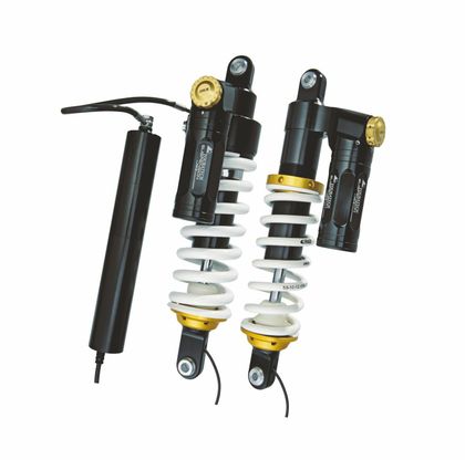 Kit suspension Touratech DSA - Plug & Travel EVO - Noir - Jaune Ref : TRT01327A / 01-038-5861-0 