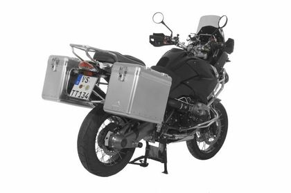 Valise Touratech ZEGA Mundo 38/45 - Support gris inclus - Alu
