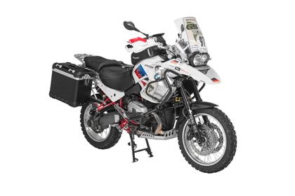 Valise Touratech Kit complet ZEGA Evo 31/38 - Support gris inclus - Anodisé noir