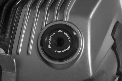 Bouchon de carter d'huile Touratech - Noir