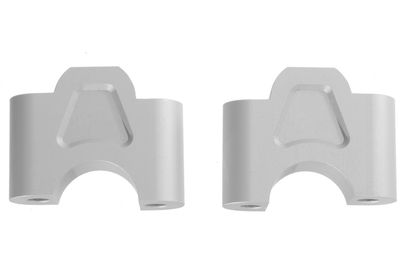 Rehausseur de guidon Touratech 40 mm - Argent Ref : TRT01403A / 01-045-5257-0 