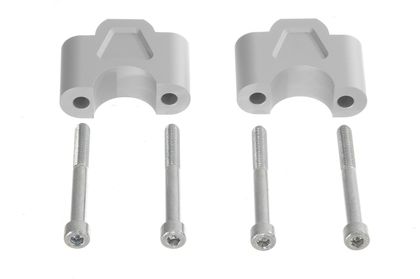 Rehausseur de guidon Touratech 40 mm - Argent