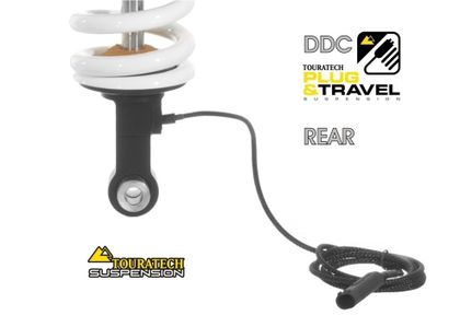 Touratech Front / Rear - Plug & Travel (-40 mm) - White Suspension kit