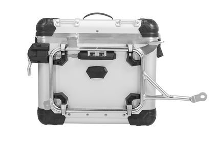 Valise Touratech Kit complet ZEGA Evo 31/38 - Support noir inclus - Anodisé gris