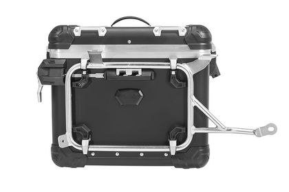 Valise Touratech Kit complet ZEGA Evo 38/45 - Support gris inclus - Anodisé noir