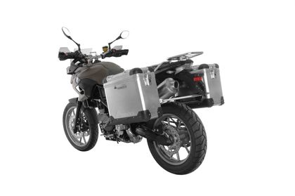 Valise Touratech ZEGA Pro 31/38 - Support gris inclus - Alu Ref : TRT01476A / 01-048-5730-0 