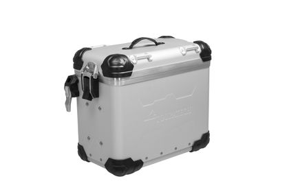 Valise Touratech ZEGA Evo - 38 litres - droit - Argent Universel