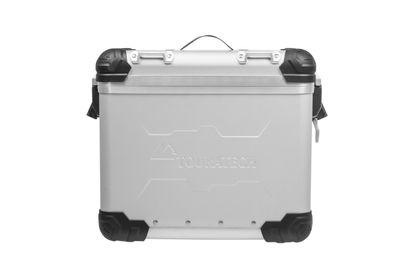 Valise Touratech ZEGA Evo - 45 litres - gauche - Argent Universel Ref : TRT01504A / 01-050-6031-0 