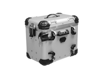 Valise Touratech ZEGA Evo - 45 litres - gauche - Argent Universel