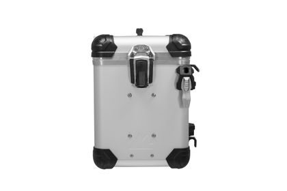 Valise Touratech ZEGA Evo - 45 litres - gauche - Argent Universel