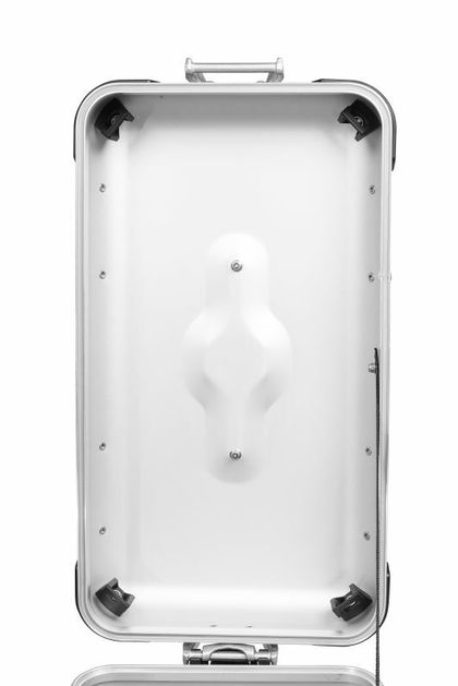 Valise Touratech ZEGA Evo - 45 litres - gauche - Argent Universel