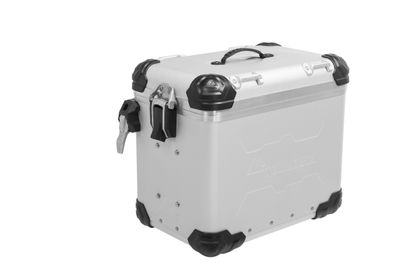 Valise Touratech ZEGA Evo - 45 litres - droit - Argent Universel