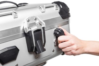 Touratech ZEGA Evo 25L - Rapid Trap - Geanodiseerd grijs Topkoffer Universeel