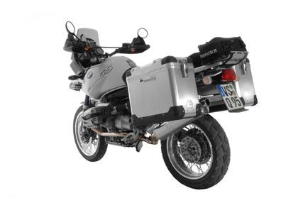 Touratech ZEGA Pro 38/45 - Schwarze Halterung inklusive - Aluminium Seitenkoffer Ref : TRT01513A / 01-052-3181-0 