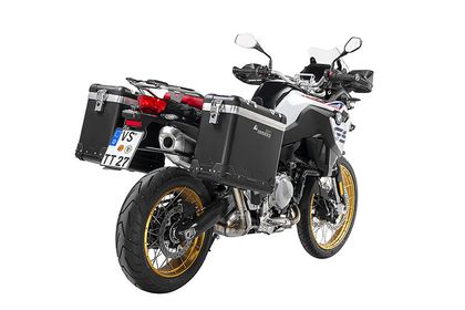 Touratech ZEGA Pro 31/38 - Support noir inclus - Anodisé noir Zijkoffer