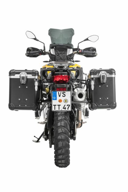 Touratech Kit complet ZEGA Evo 31/38 - Support gris inclus - Anodisé gris Zijkoffer