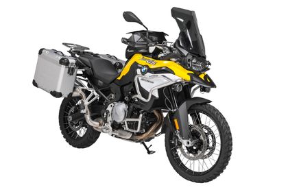 Touratech Kit complet ZEGA Evo 31/38 - Support gris inclus - Anodisé gris Zijkoffer