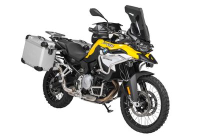 Touratech Kit complet ZEGA Evo 38/45 - Support gris inclus - Anodisé gris Zijkoffer