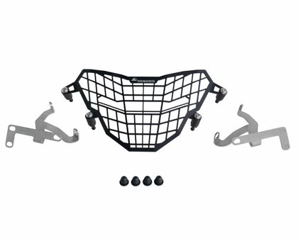 Protection Phare Touratech A attache rapide - Noir