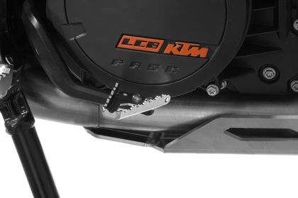 Pédale de frein Touratech Large - Argent