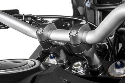 Rehausseur de guidon Touratech 20 mm - Noir