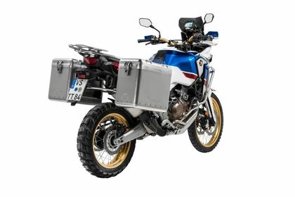 Valise Touratech ZEGA Mundo 38/45 - Support gris inclus - Alu