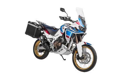 Valise Touratech Kit complet ZEGA Evo 31/38 - Support noir inclus - Anodisé noir