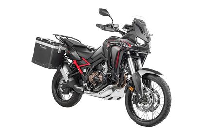 Touratech ZEGA Pro 38/45 - Support noir inclus - Anodisé noir Zijkoffer