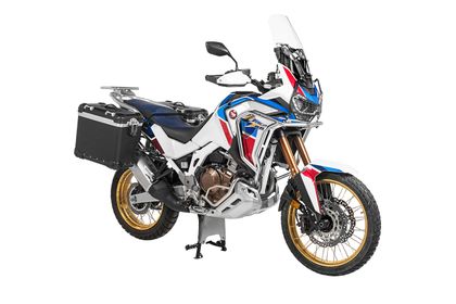 Touratech ZEGA Evo X Avec déport 38/38 - Support noir inclus - Anodisé noir Zijkoffer