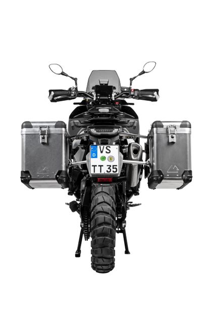 Touratech ZEGA Pro 38/45 - Support gris inclus - Alu Side case Ref : TRT01846A / 01-414-5735-0 