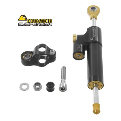 Touratech CSC - Avec kit de montage - Noir - Jaune Steering damper