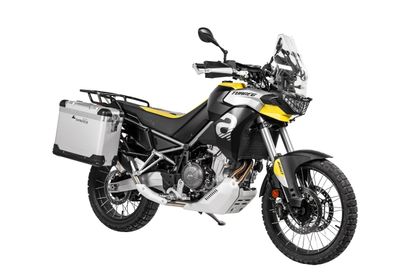 Touratech ZEGA Pro 31/38 - Support noir inclus - Anodisé gris Side case