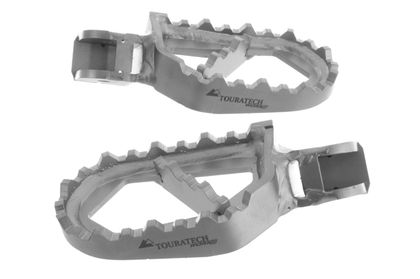 Repose-pieds Touratech Works - Argent