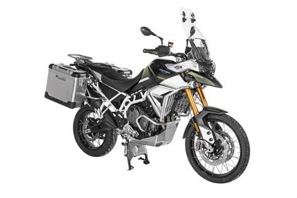 Touratech ZEGA Pro 31/38 - Support gris inclus - Alu Zijkoffer