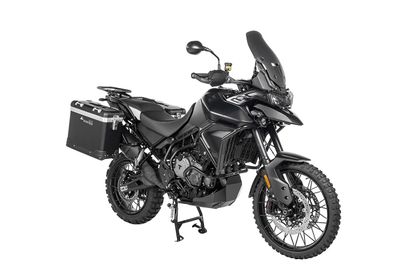 Touratech ZEGA Pro 31/38 - Support noir inclus - Anodisé noir Zijkoffer