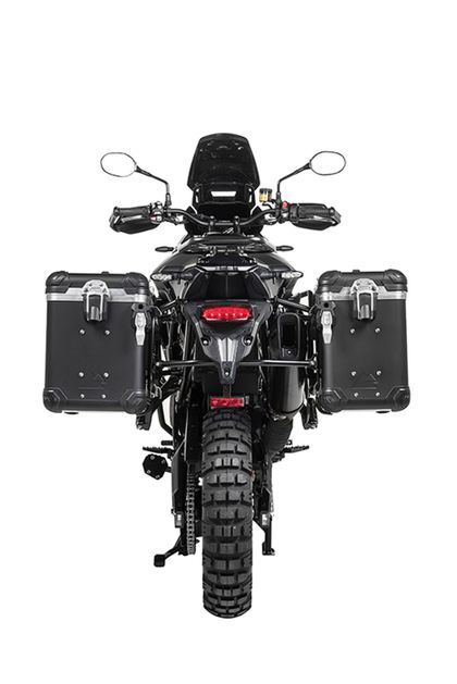 Touratech Kit complet ZEGA Evo 38/45 - Support noir inclus - Anodisé noir Zijkoffer Ref: TRT01893A / 01-421-6887-0 