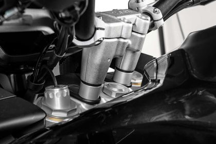 Rehausseur de guidon Touratech 20 mm - Argent