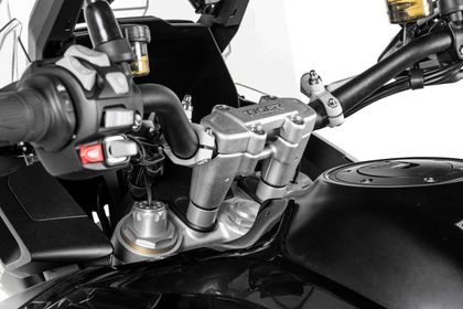 Rehausseur de guidon Touratech 20 mm - Argent